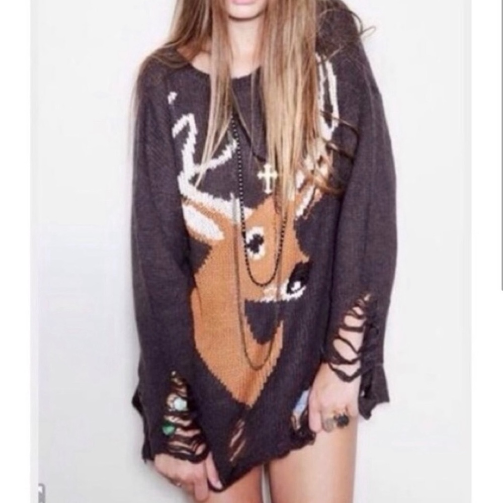 Wildfox Deer Sweater